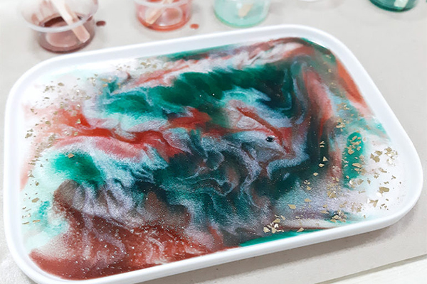 Resin Art Platter Workshop